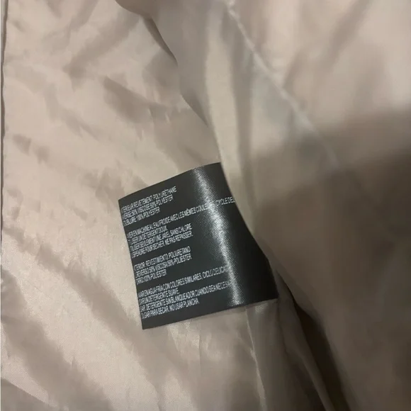 Bernardo Girls Jacket Women Size 14/16 Beige Zip Up & Buckle NWOT Pockets - Picture 10 of 12